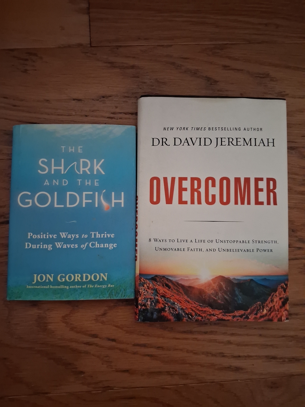 Overcomer by Dr. David Jeremiah - White & Orange Hardcover